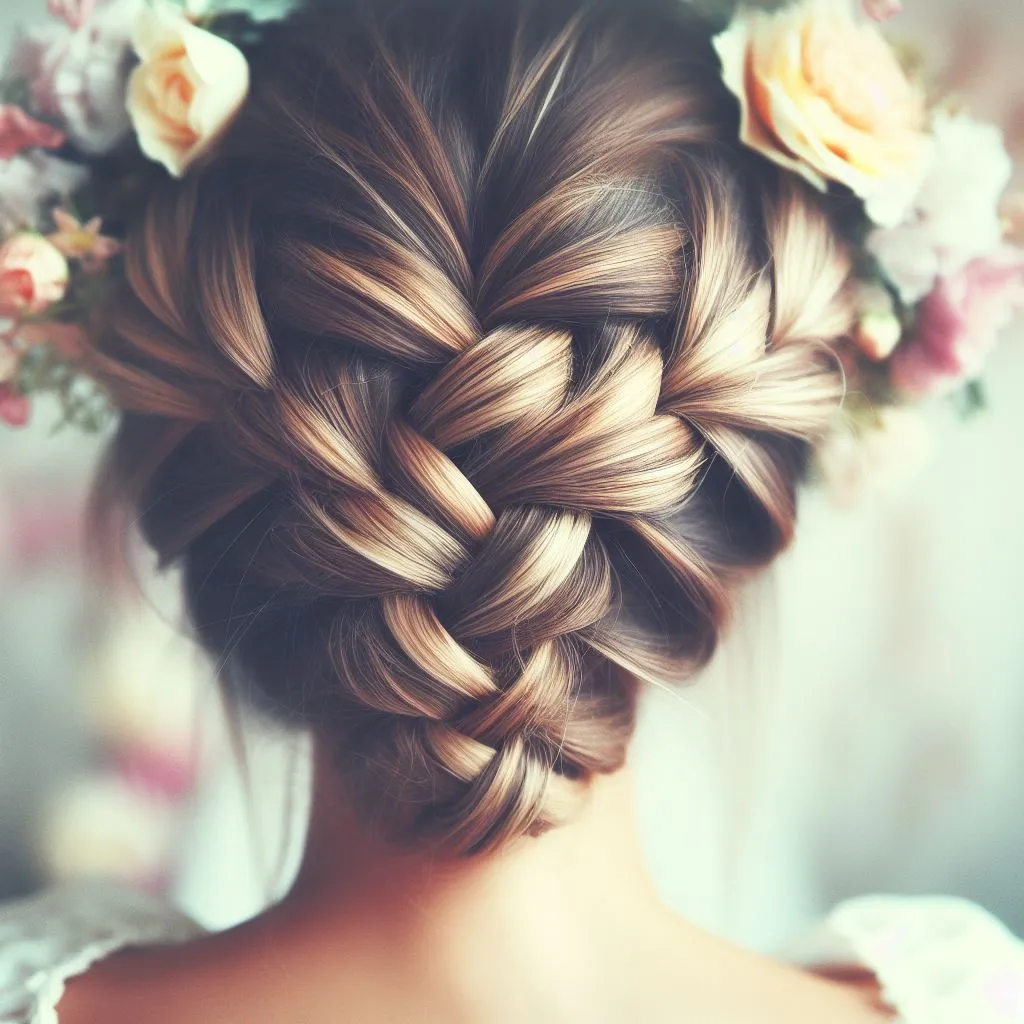 The halo french braid