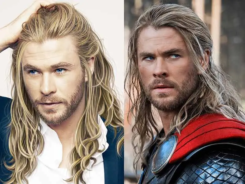 Chris Hemsworth The Australian heartthrob's long, textured layers have