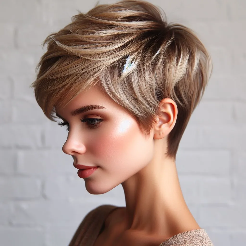 Pixie cut for fine hair