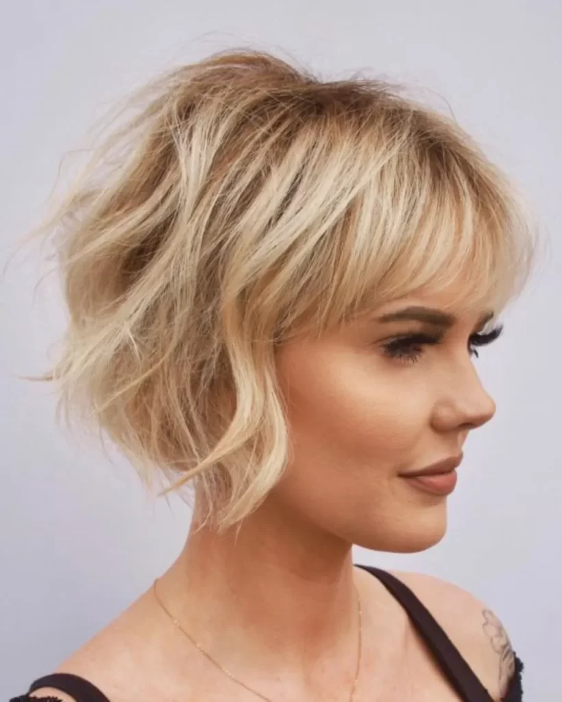 Shaggy Hairstyle for Fine Hair