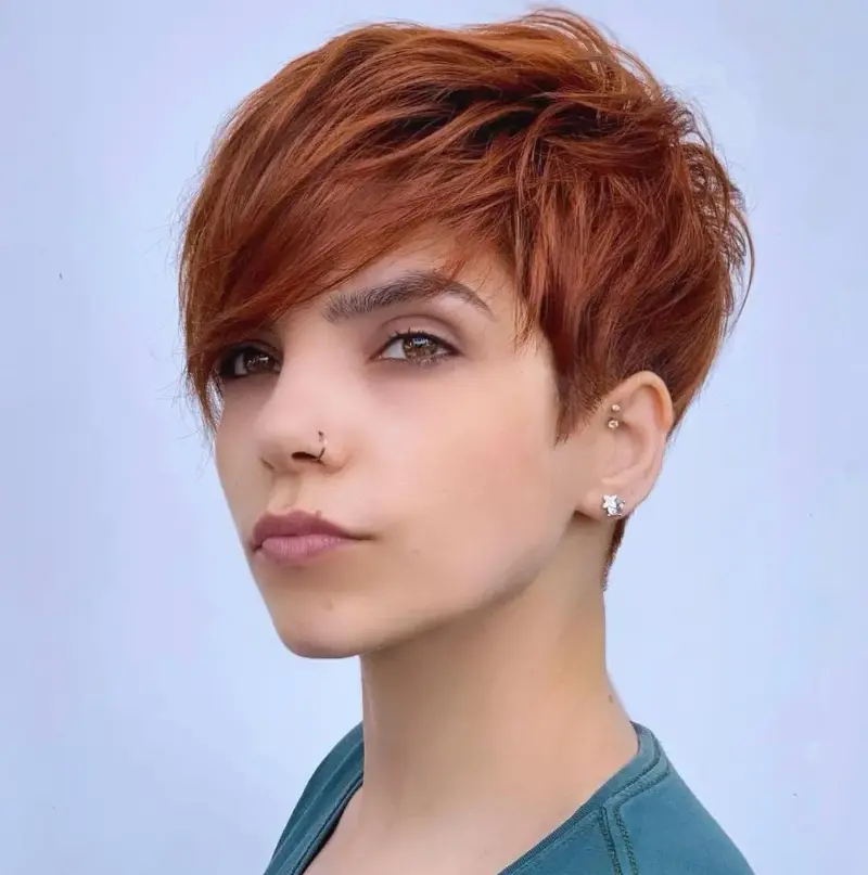 Textured pixie cuts