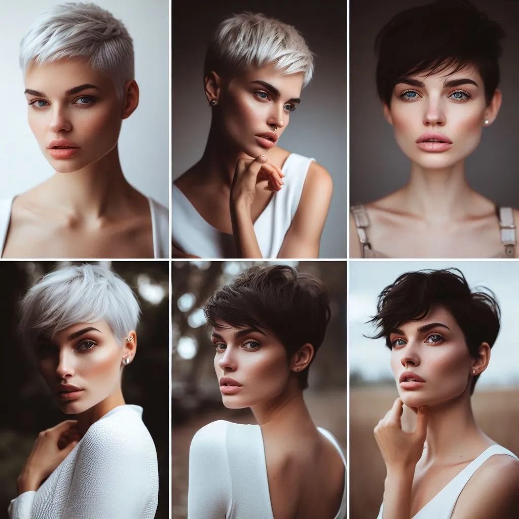 How short is a very short pixie cut