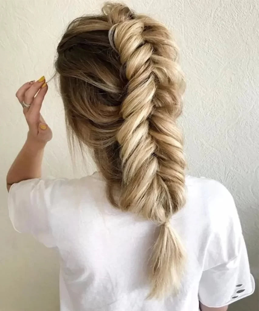 fishtail braids