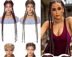 Dutch Braids with Twists