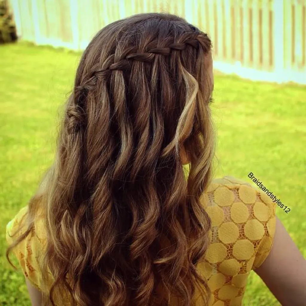 waterfall braids